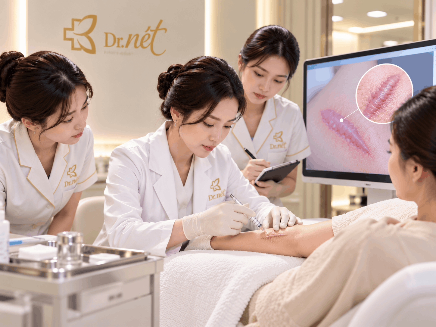 Truyền nghề trị sẹo lồi